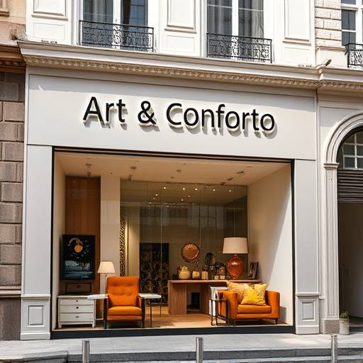 Fachada do pr√©dio da Arte & Conforto M√≥veis na Rua Augusta em S√£o Paulo